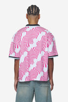 Pegador Worden Boxy Trikot White Pink Gegenansicht aus der Next Wave Kollektion für Herren