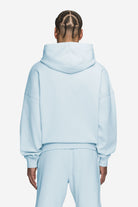 Pegador Logo Boxy Hoodie Washed Baby Blue White Gum Seitenansicht aus der Next Wave Kollektion für Herren