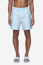 Pegador Kempton Monogram Swim Shorts Baby Blue Hauptansicht aus der Next Wave Kollektion für Herren