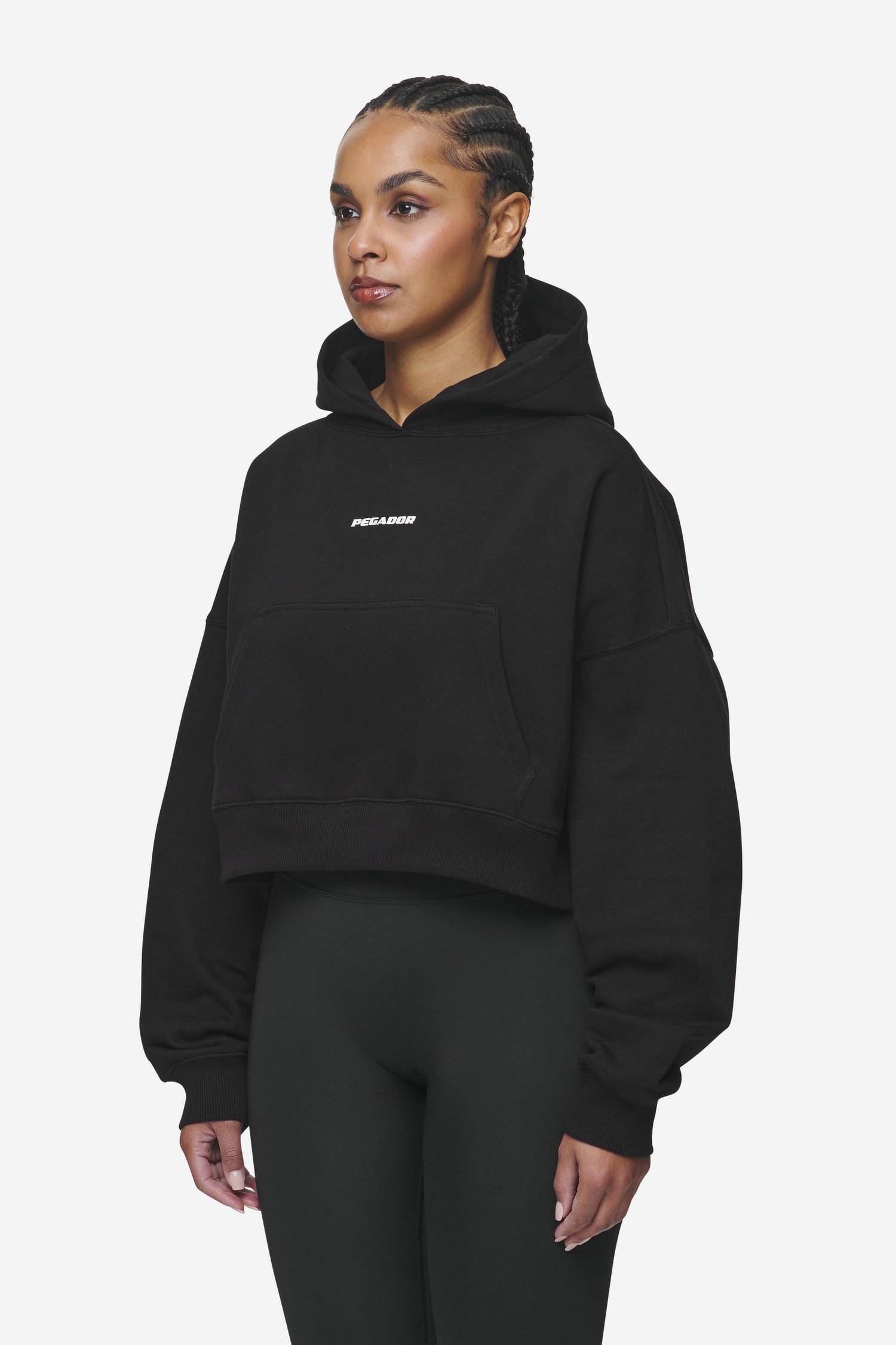 Oversize crop hoodie hotsell