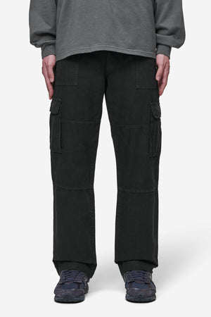 Pegador Risley Cargo Pants Black Hauptansicht aus der PEGADOR® Jeans Kollektion für Herren