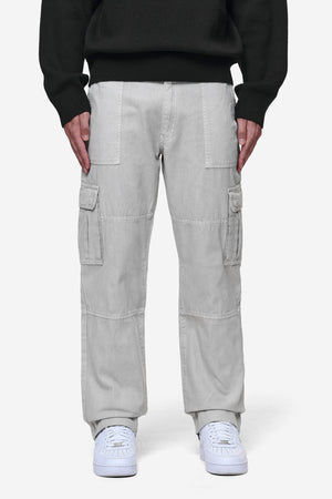 Pegador Risley Cargo Pants Light Grey Hauptansicht aus der PEGADOR® Jeans Kollektion für Herren