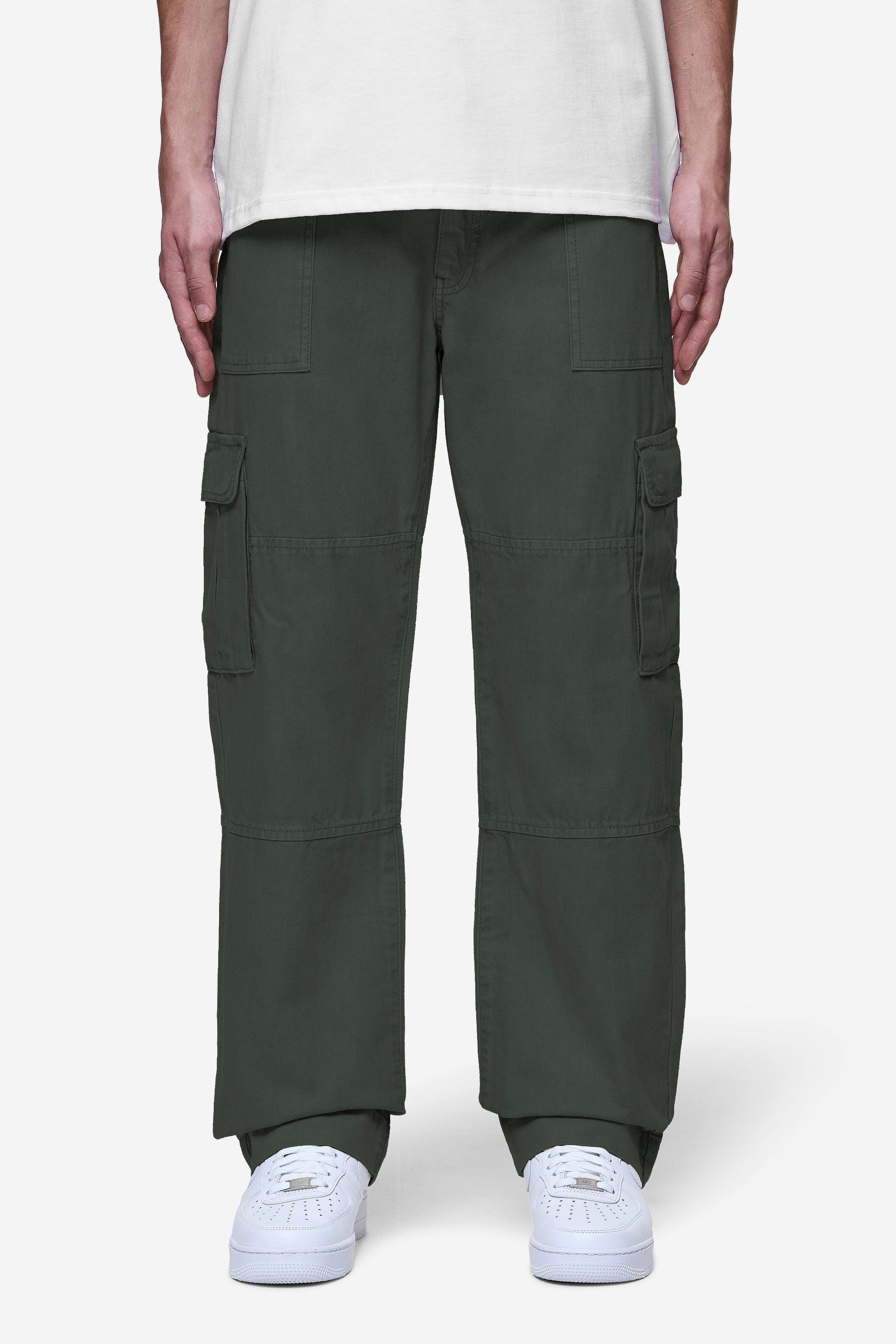 Pegador Risley Cargo Pants Olive Green Hauptansicht aus der PEGADOR® Jeans Kollektion für Herren