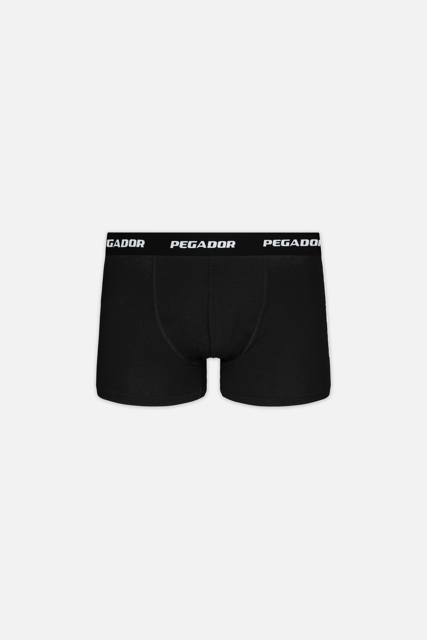 Pegador Tantun Boxershorts 3 Pack Black Grey Melange White Seitenansicht aus der PEGADOR® Kollektion für Herren und Damen