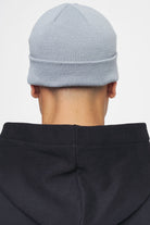 Pegador Glendale Fisherman Beanie Light Grey Black Seitenansicht aus der Ahead of Time Kollektion für Herren