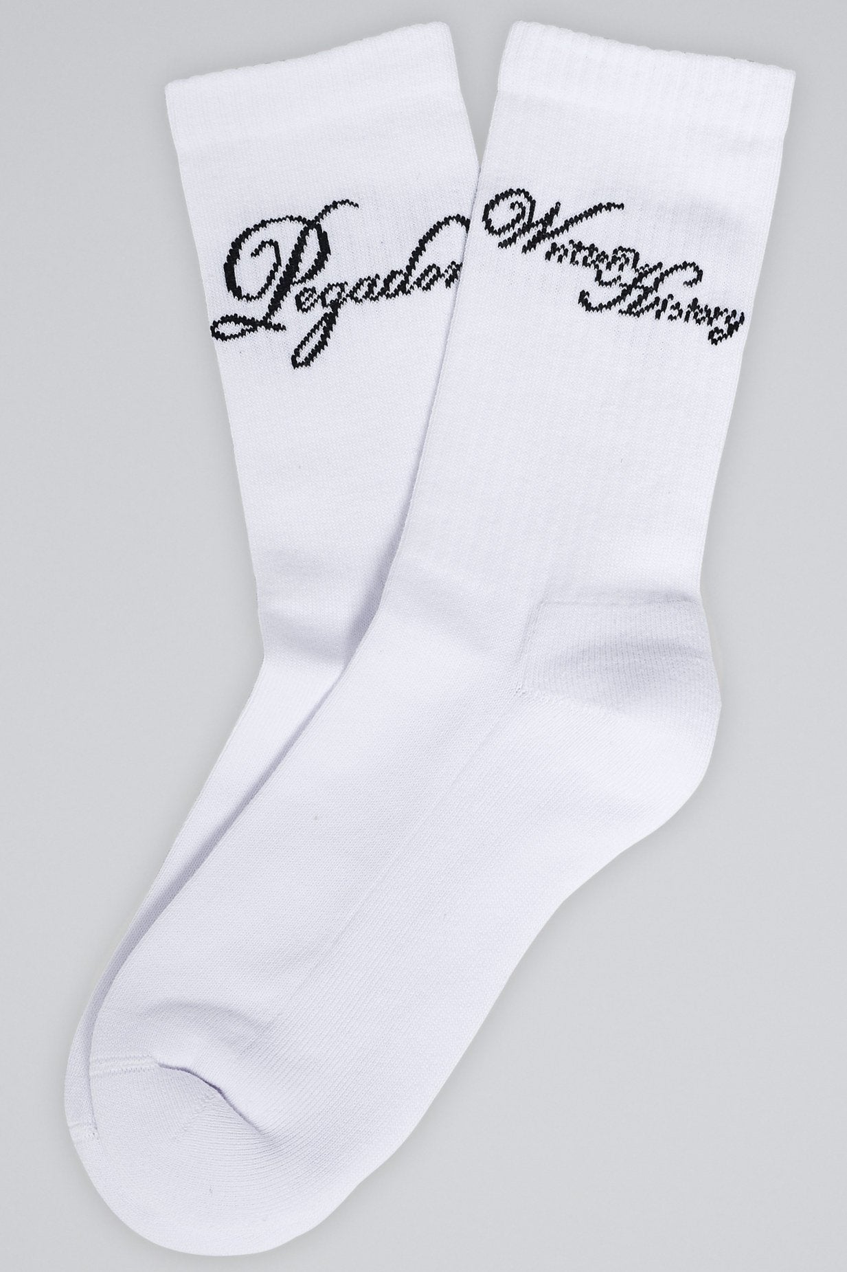 Pegador Written History Socks White Black Hauptansicht aus der Written History Kollektion für Herren