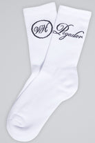 Pegador Commander Socks White Black Hauptansicht aus der Written History Kollektion für Herren