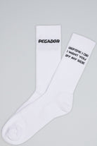 Pegador Before I Die Socks White Black Hauptansicht aus der Love Over Bullets Kollektion für Herren