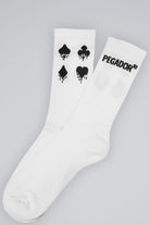 Pegador Peak Socks White Black Hauptansicht aus der All In Kollektion für Herren