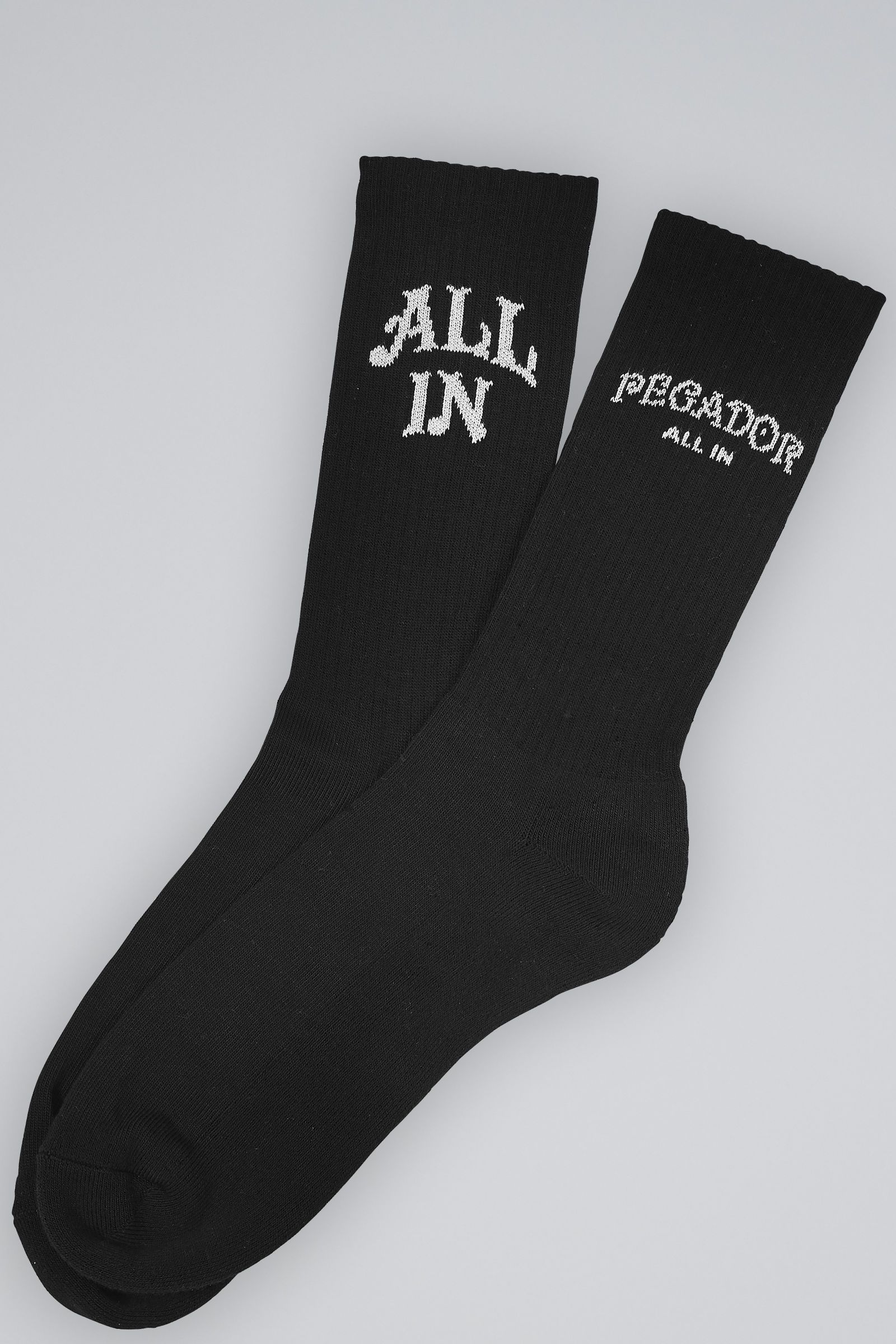 Pegador All In Socks Black White Hauptansicht aus der All In Kollektion für Herren