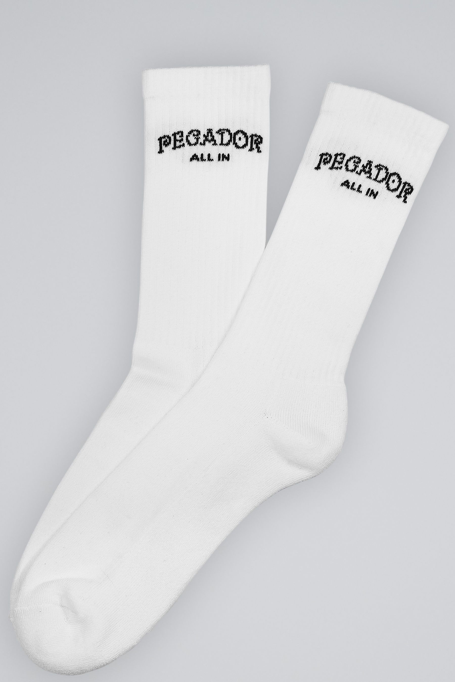 Pegador Check Socks White Black Hauptansicht aus der All In Kollektion für Herren