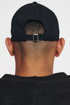 Pegador Brock Destroyed Cap Black Seitenansicht aus der Cold Hearted Kollektion für Herren