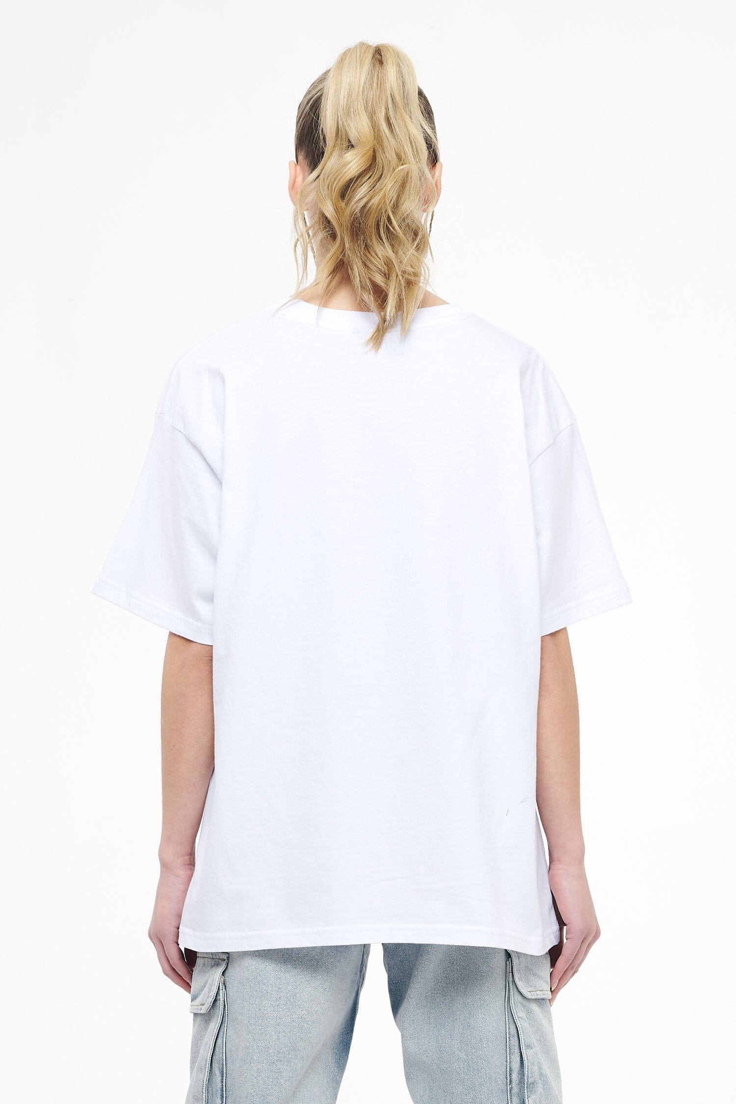 Pegador Solan Oversized Tee White Gegenansicht aus der Trust The Process Kollektion für DaHerren