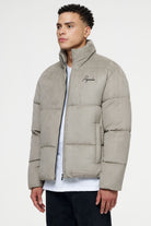 Pegador Neum Suede Puffer Jacket Frost Grey Gegenansicht aus der PEGADOR® Outerwear 22 Kollektion für Herren